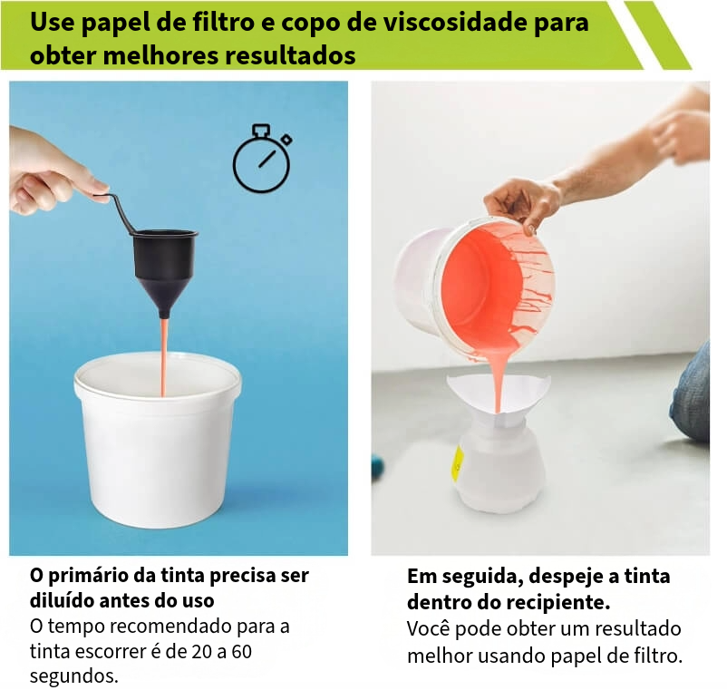 Pulverizador de tinta sem fio de alta pressão com 2 baterias